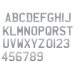 Custom Aftermarket Luxurious Gel Number Plate Font